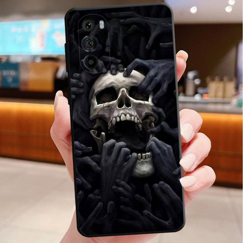 

Phone Case For Motorola Edge 50 40 Pro 60 50 40 30 Ultra Neo Fusion Moto G85 G72 G53 G54 G84 G13 G32 Skull Moto G32