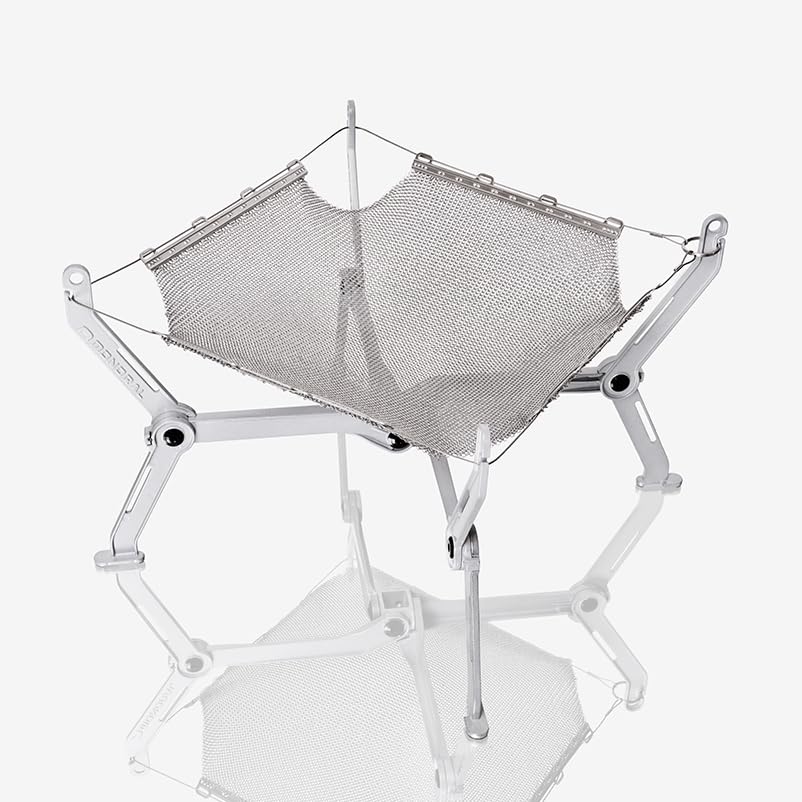 MONORAL Compact Mesh Bonfire Stand Wire Frame Solid Capacity Stainless Steel Mesh Specification (Load 10kg) MT-0110