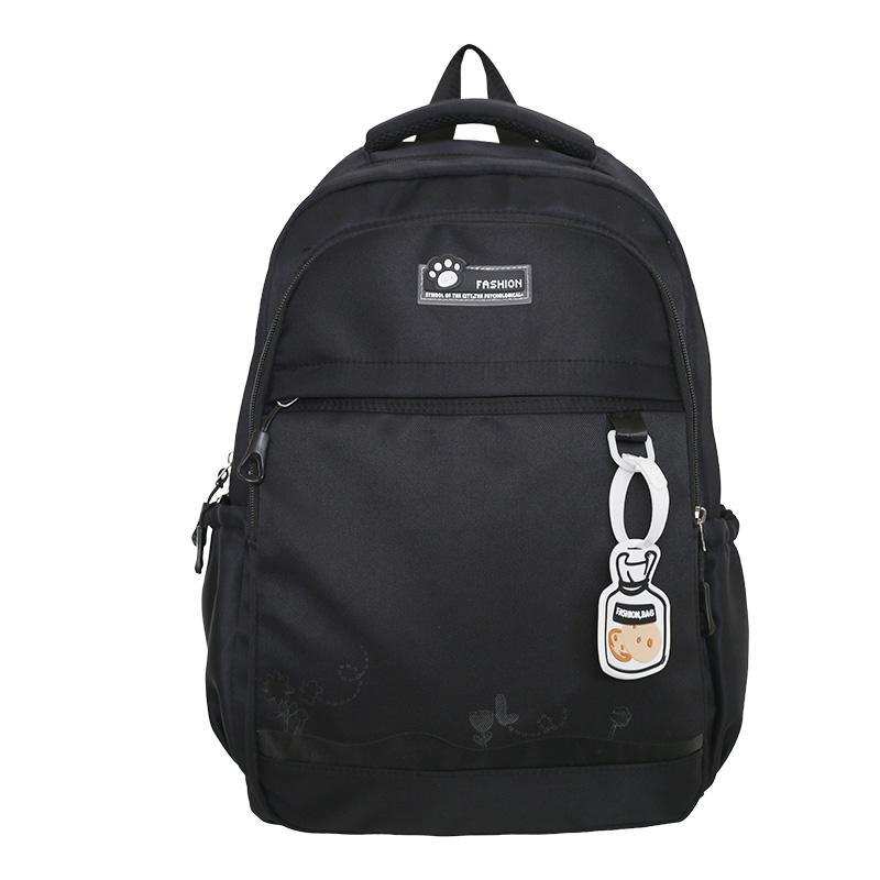 

Школьный рюкзак для школьников, женский рюкзак для средней школы, мужской водоотталкивающий легкий студенческий рюкзак чёрный