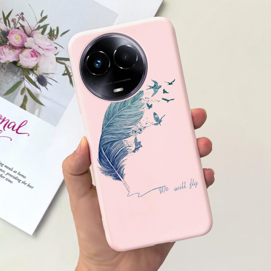 Shockproof Case For Realme 11 5G / Realme 11X Phone Cover Fashion Girls Soft Silicone Funda For Realme11 11 X 2023 RMX3785 Coque