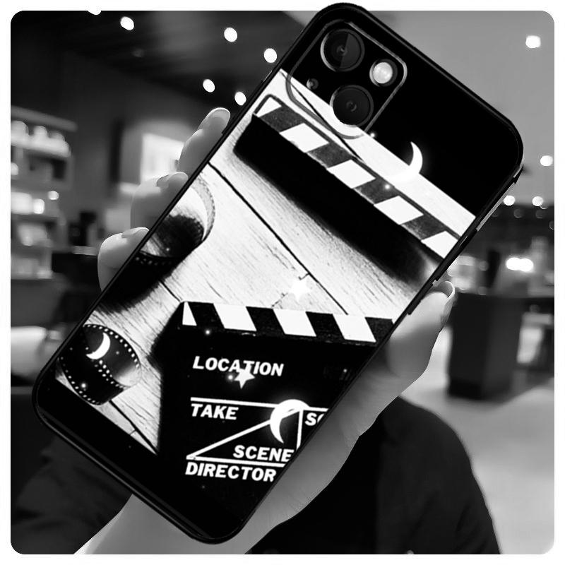 Clapper Board Case For iPhone 15 Pro Max 14 13 12 11 16 17 Pro Max mini 15 16 Plus 16e 17 Air Phone Cover