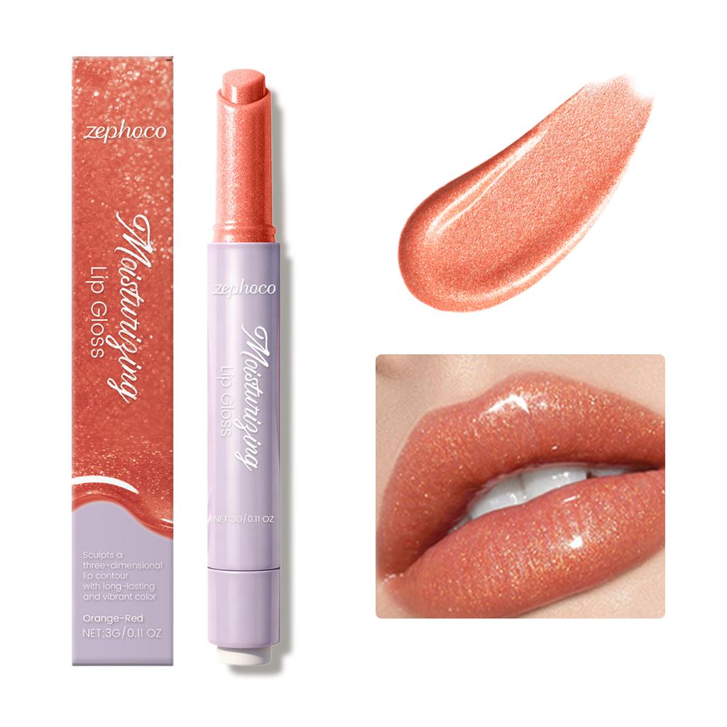 Rossetto Gel Rosa con Effetto Cambio Temperatura Balsamo Labbra Idratante Lunga Tenuta Nutrimento Lucidalabbra per Labbra Sane