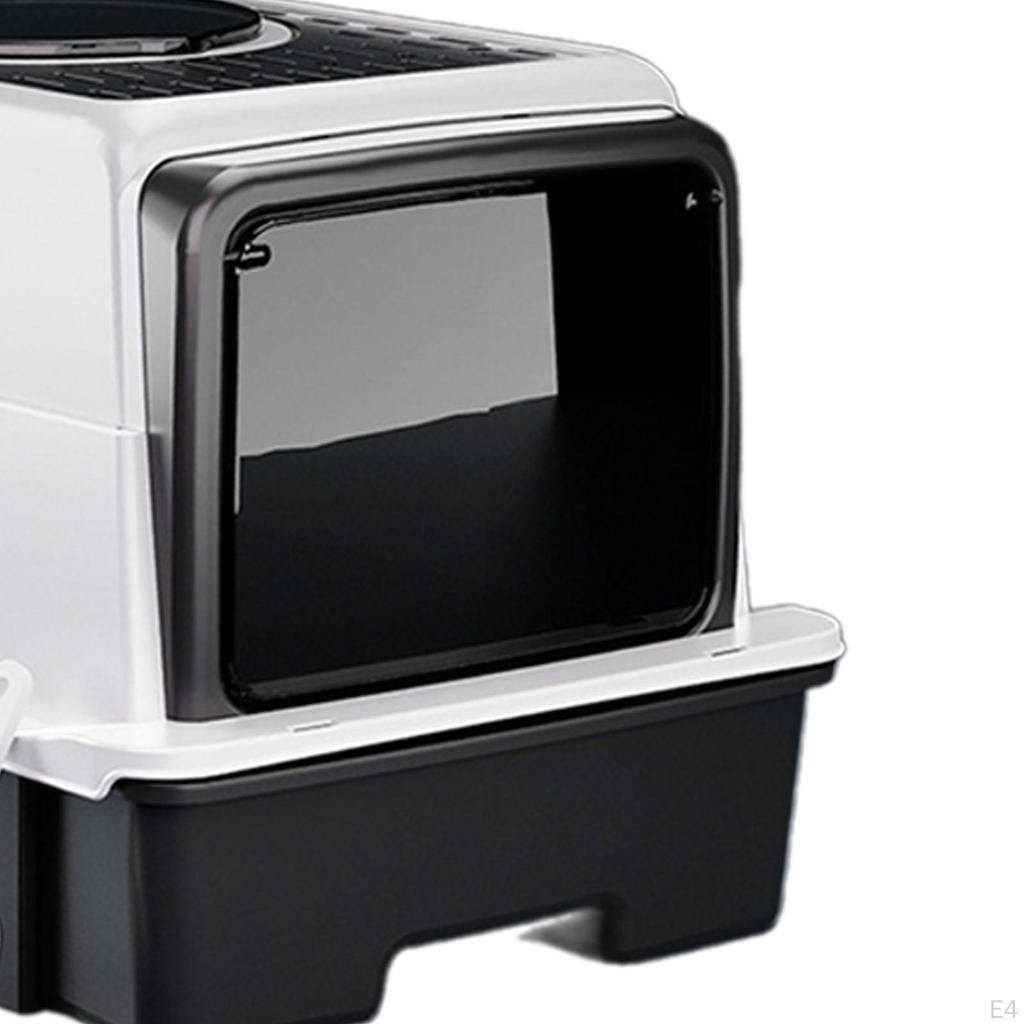 Geschlossene Katzentoilette, große Katzentoilette mit Deckel und Einstieg von oben, Box, Kätzchentöpfchen