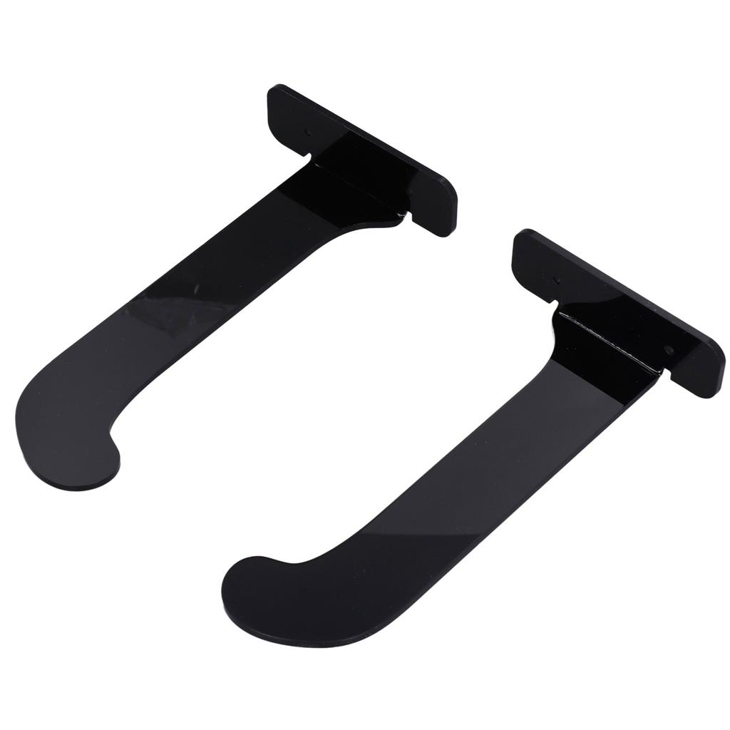 1Pair Yoga Mat Wall Mount Holder Acrylic Yoga Mat Wall Hanger Storage Rack Household Exercise Yoga