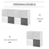 Chest of Drawers, Sideboard, Cube Storage Cabinet Floor Standing Cupboard for Dining Room Kitchen Living Room Bedroom