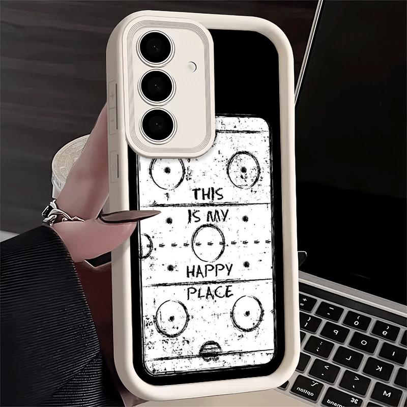 

Phone Case for Samsung Galaxy S26 S25 Ultra S24 FE Ice Hockey Rink Sport Shell S23 Plus S22 + S21 S20 5G Soft Silicone Funda Samsung S26