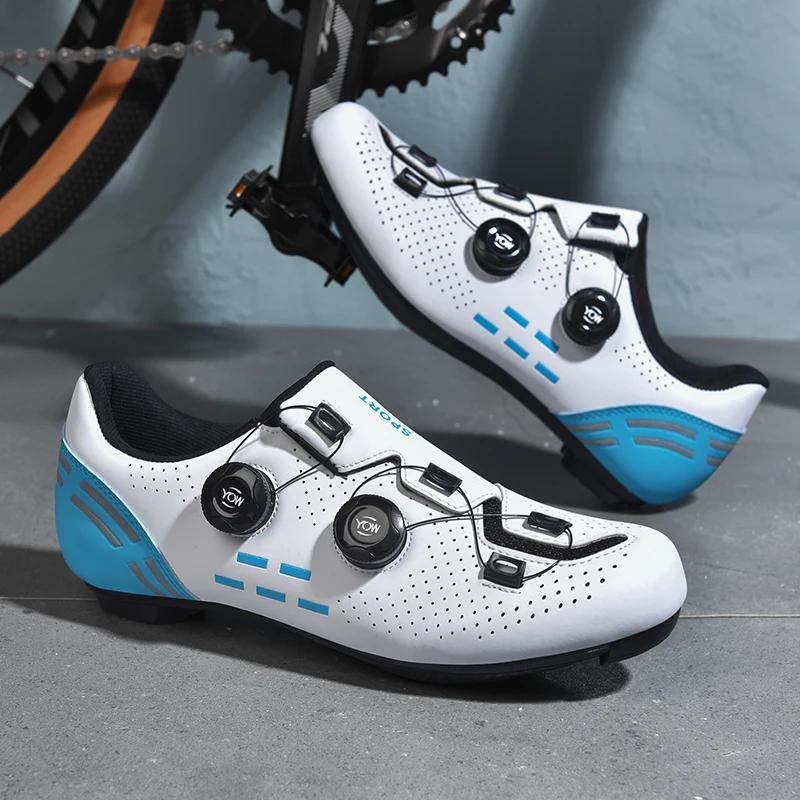 New Men's Cycling Shoes Unisex Road Cycling Sneakers Nonslip Mountain Bike Shoes Racing Outdoor Women's Sapatilha Ciclismo Mtb