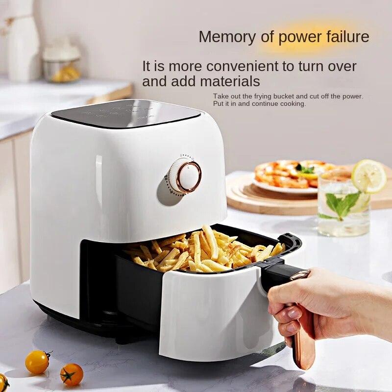 Air Fryer, Fume-free, Non-stick, 3L Electric Fryer, Multifunctional Household French Fries, Egg Tarts, Chicken Wings