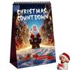 Christmas Advent Calendars New Year Gift Countdown 100 Days Portable Standing Desk Calendar for Friends Family and Your Lover