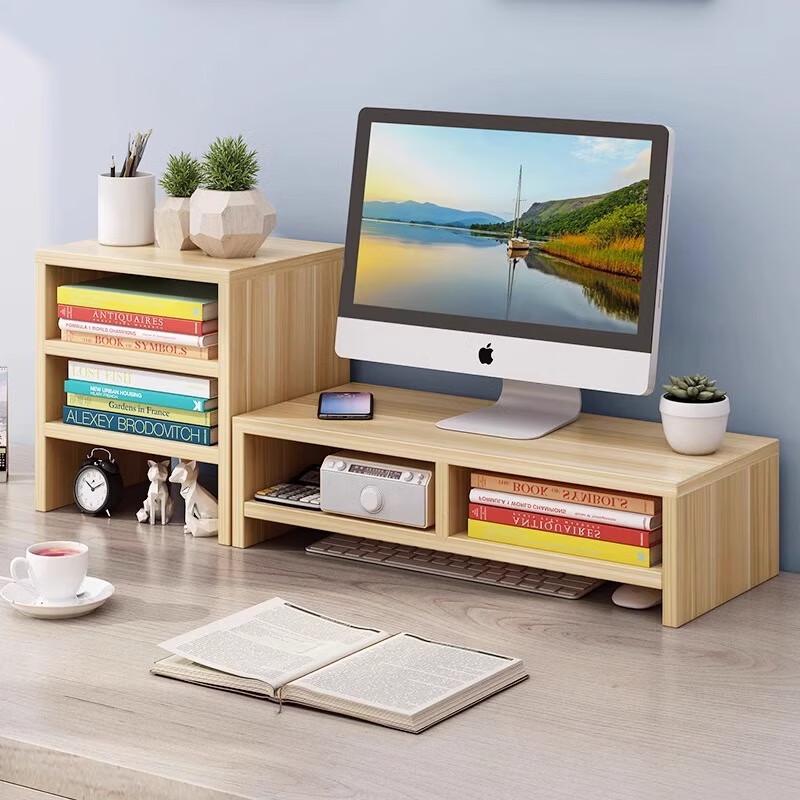 Computer Monitor Riser with Storage