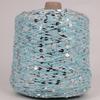 Hand-Knitted Bright Cotton Yarn with Sequins, 3MM+6MM, Combed and Fancy