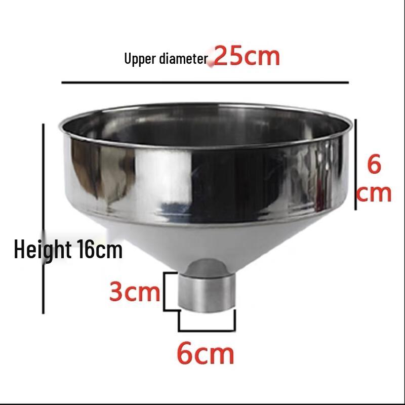 Zhi Shi Stainless Steel Extra Large Kitchen Funnel