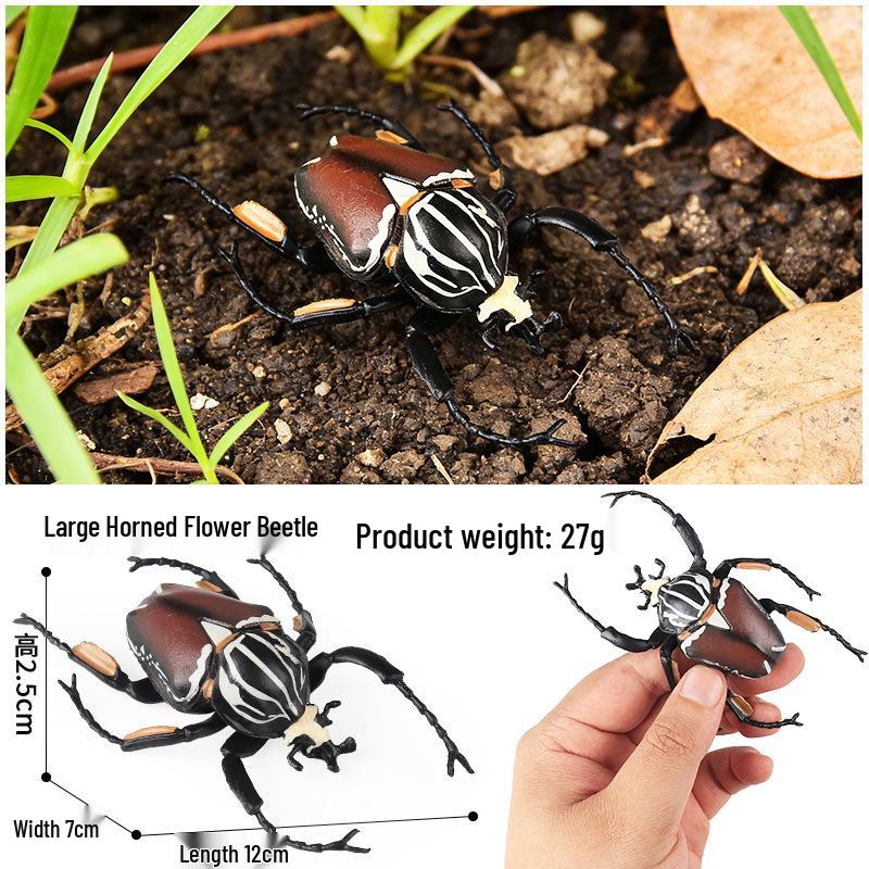Children's Insect Model Set: Ladybug, Spider, Ant, Beetle, Wasp, Butterfly, Bee - Educational Science Toy