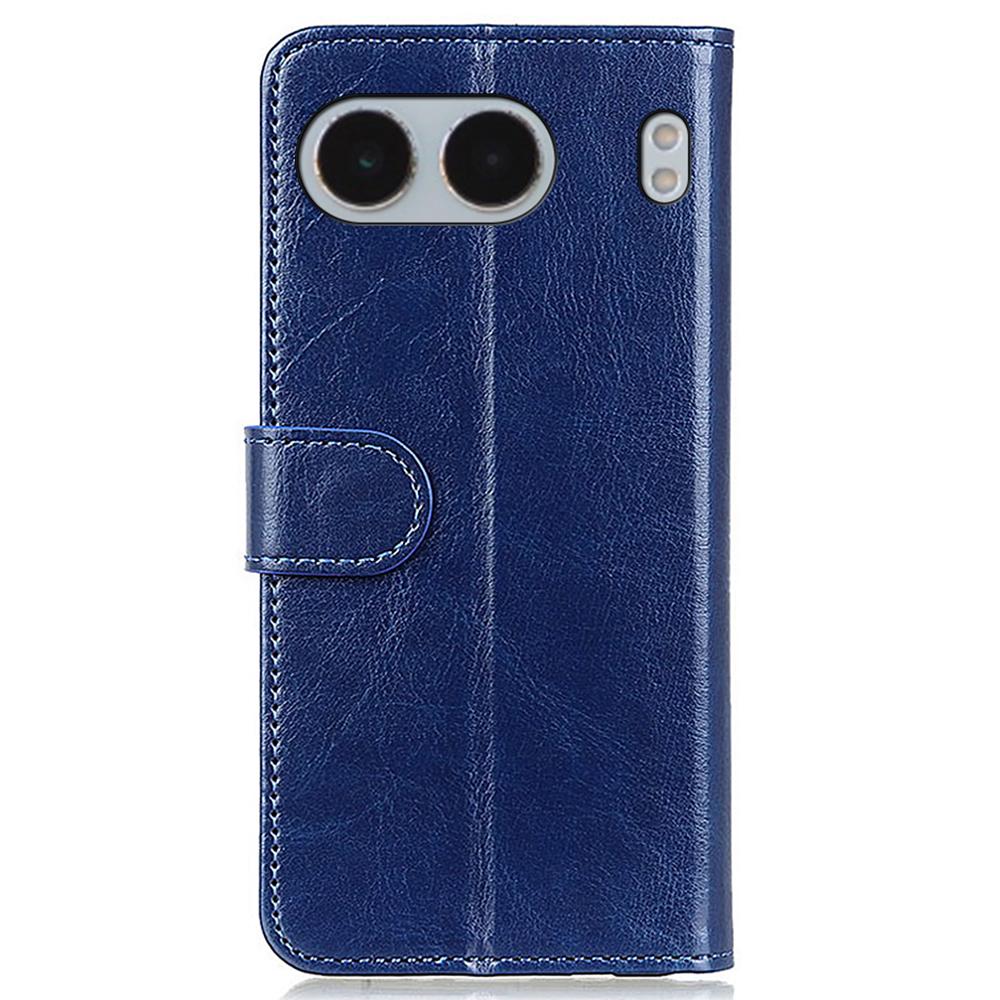 For OnePlus Nord 4 Case Crazy Horse Texture PU Leather Phone Stand Cover