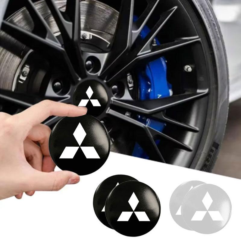 Car Wheel Center Hub Cap Rim Cover Emblem Stickers for Mitsubishi Pajero Sport Eclipse Cross L200 Colt Delica Ralliart Triton GJ3