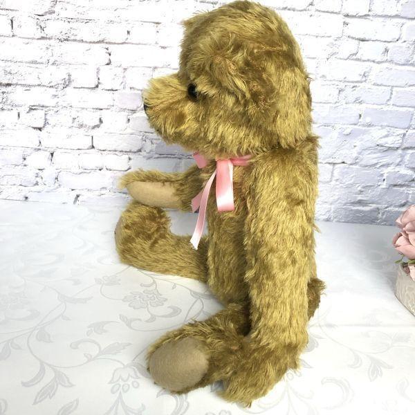 [USED] OOAK Teddy Bear with Glass Eyes by Hippie Coco, UK 1