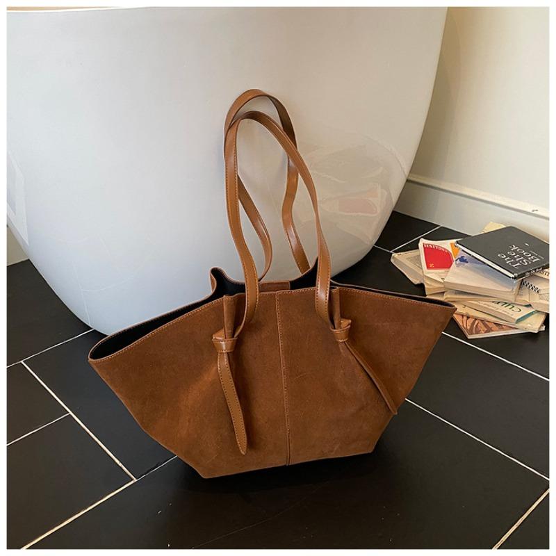 

Ретро сумка женская большой вместимости новая осень-зима универсальная на одно плечо сумка-шоппер для мамы и ребенка для покупок дорожная сумка коричневый