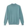 TIFICY Women's Fashion Casual Fall Winter Solid Color Print Long Sleeve Half Turtleneck Tops Women's Clothing Woolen Knitwear Sweaters
