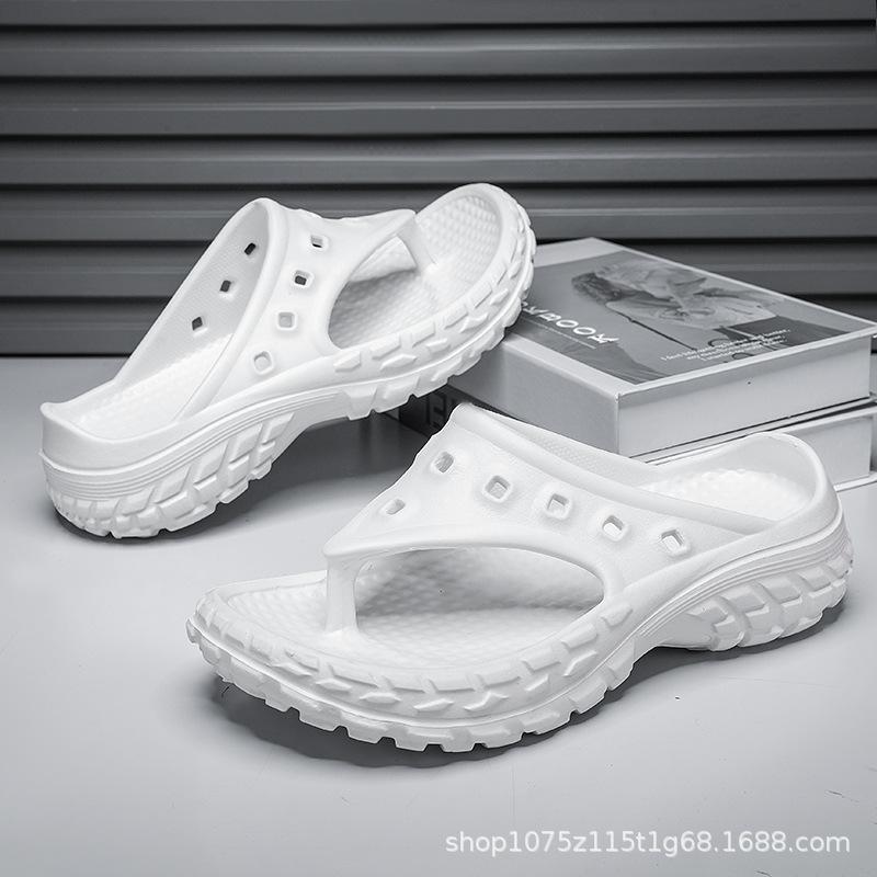 Fashion Couple Flip-flops EVA Casual Trend Outdoor Beach Non-slip Wear-resistant Personalized Fashion Flip-flops