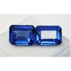 Natural Blue Tanzanite Loose Gemstone 8 To 10 Ct Each Emerald Cut Pair for Jewelry Making and Crafts