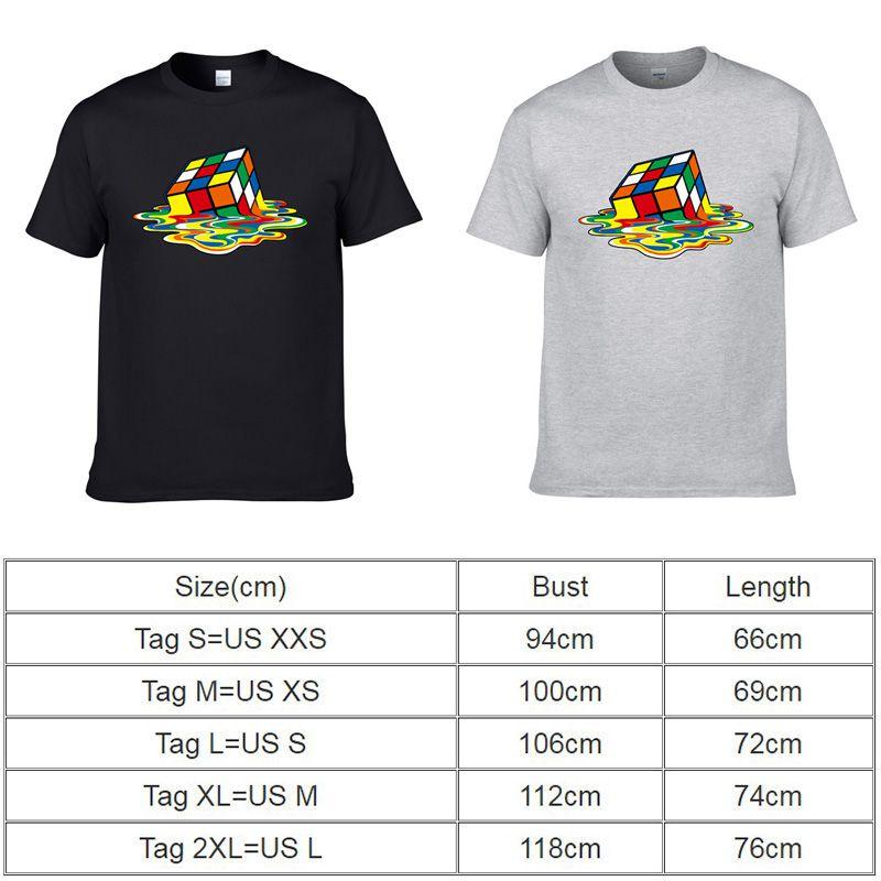 Cube Melting Rubix Sheldon Inspired By The Big Bang Theory Mens Tshirt Tops Tee