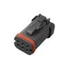 6 Hole Car Waterproof Assembly Wiring Harness Socket With Terminal Dt16-6Sb-Kp01 Automobile Wire Connector