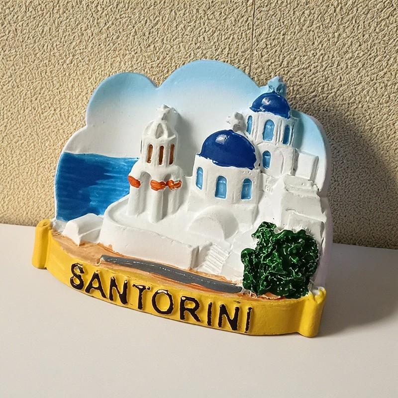 European Greek Fridge Magnets Refrigerator Stickers Magnetic Stickers Resin Refrigerator Stickers Tourist Attraction Souvenirs