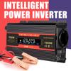 High-quality on-board inverter universal 12v 24v to 220v 1500w multi-functional car power converter charger European socket