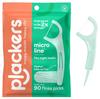 Nici Dentystyczne Z Uchwytem I Wykałaczką Miętowe Floss Plackers 90 Sztuk