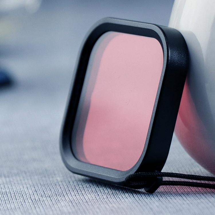 Quadratisches Gehäuse Tauchfarbe Linsenfilter für GoPro HERO8 Black