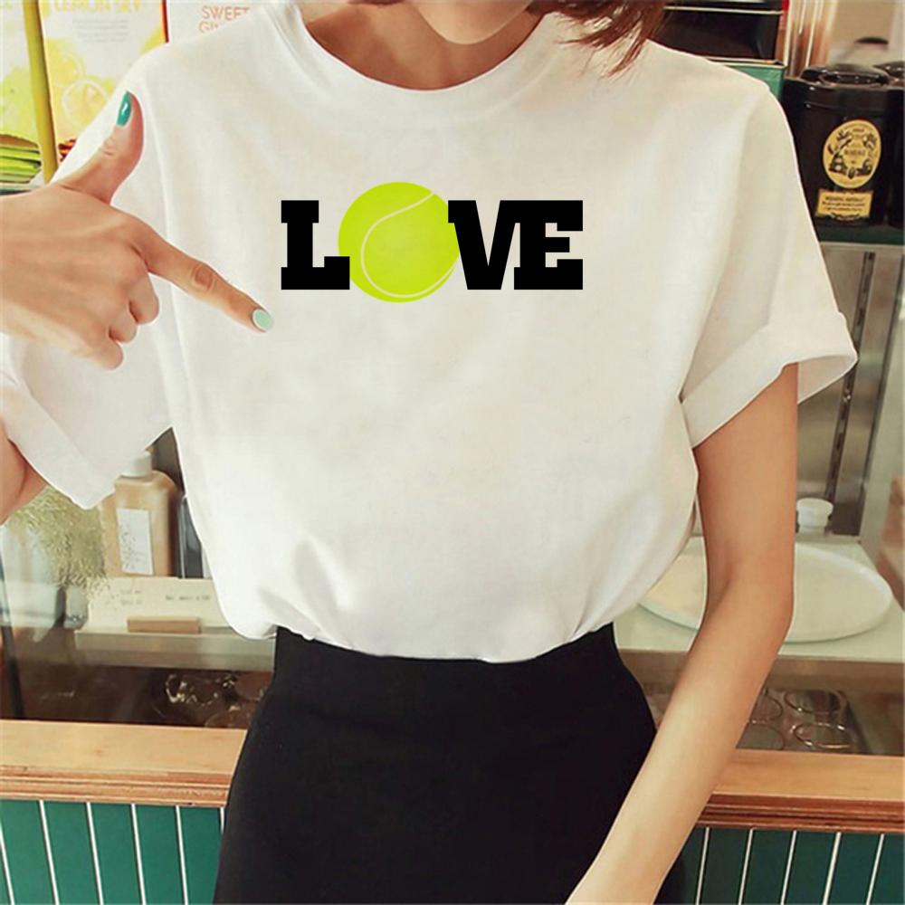 Tennis T-shirts Women Summer T Shirt Girl Japanese Y2k Harajuku Clothes