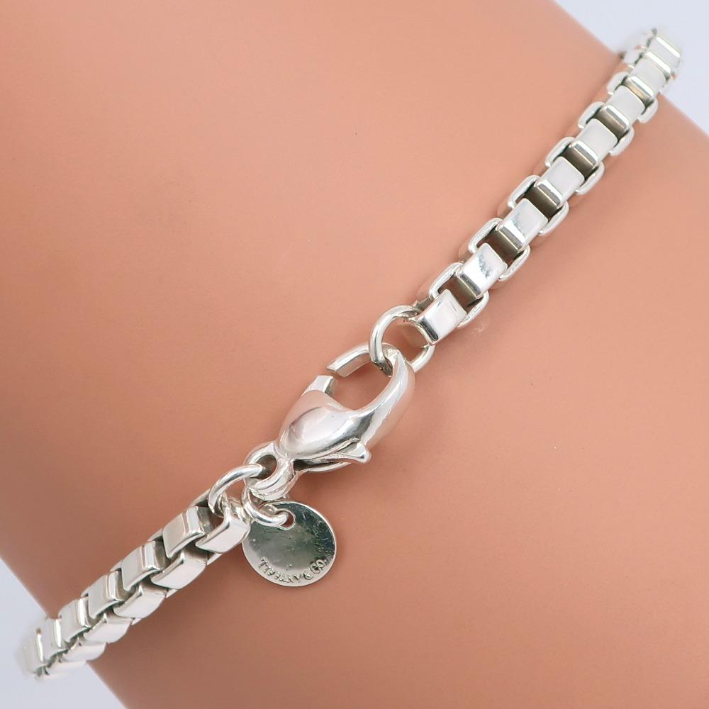 TIFFANY&Co. Venetian Bracelet Silver925 15.2g Women Used