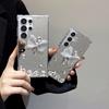 Applicable To Samsung S26Ultra Mobile Phone Case Mirror Full Diamond Bow S23 + Transparent S25Plus Flash Diamond Protection
