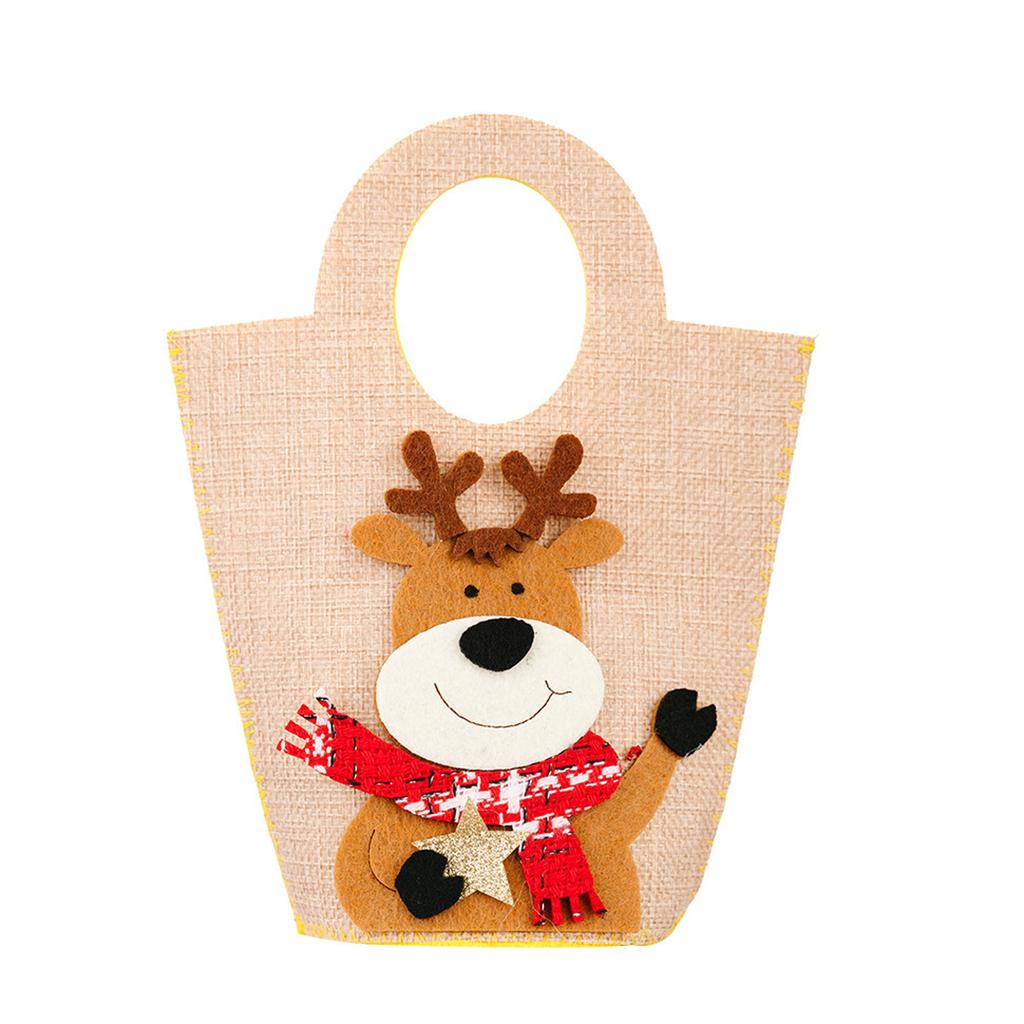 Christmas Decoration Cartoon Tote Bag Christmas Gift Bag Children's Candy Bag Gift Bag