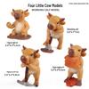 Kids' Cognitive Farm & Ranch Animal Models - Cow, Buffalo, Bison Desktop Toy Ornament