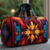Western Style Small Duffle Bag Gym Travel Unisex Handbag