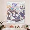 Nekopara Catgirls Anime Tapestry Chocola  Vanilla Maid Outfit Wall Hanging Kawaii Neko Girl Bedroom Dorm Decor