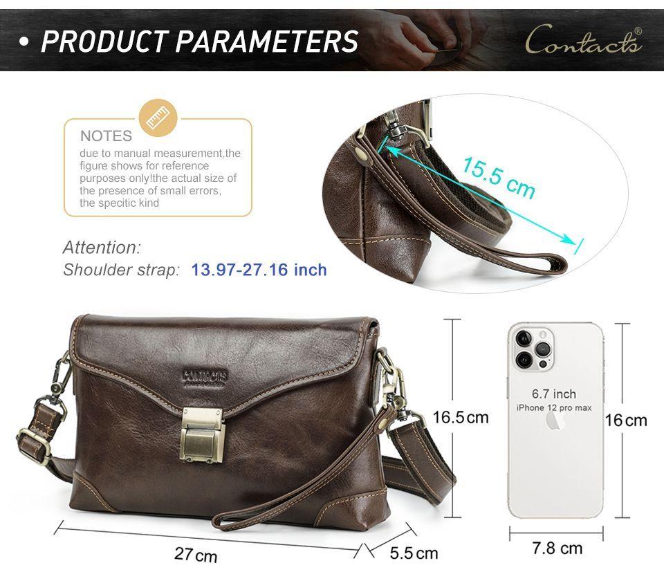 Fashion British Style Top Layer Cowhide Multifunctional High End Password Lock Handheld Baotou Layer Casual Leather Shoulder Bag