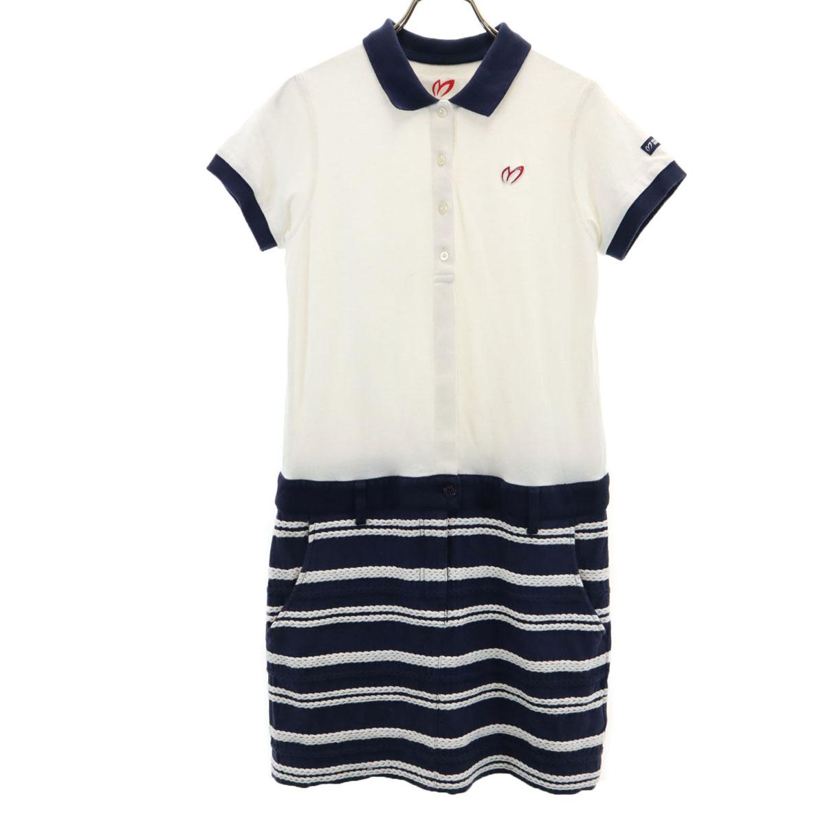 

MASTER BUNNY EDITION Платье-поло с коротким рукавом 1 белое Женское Б/у