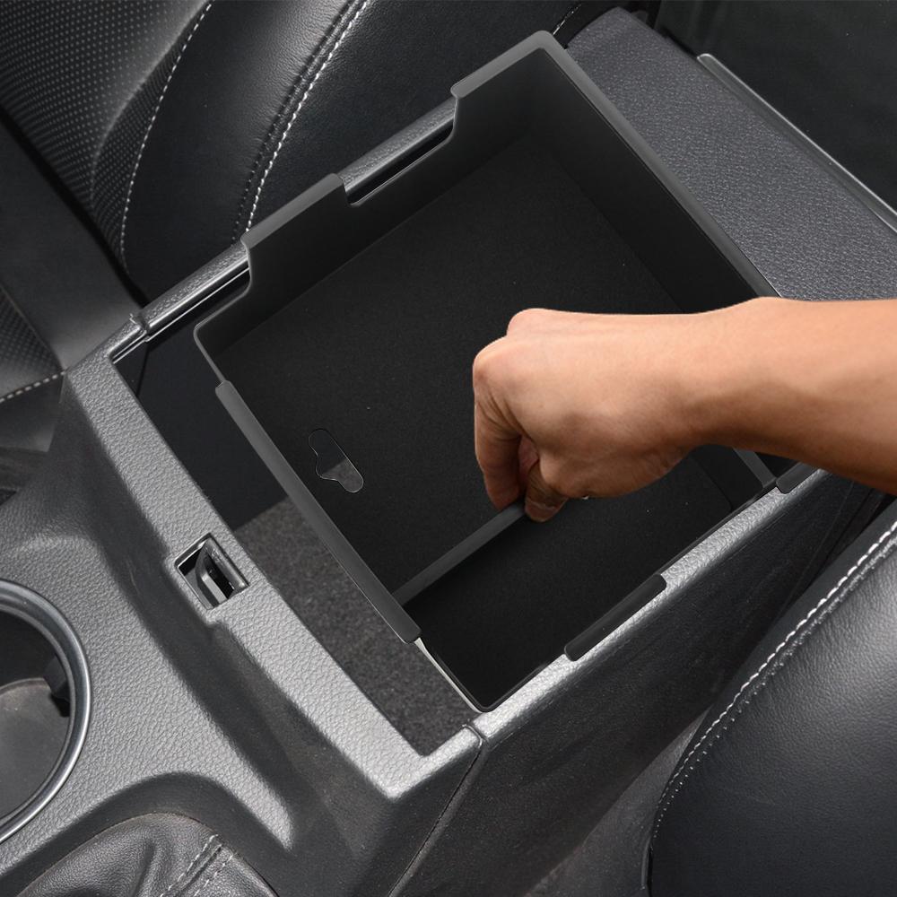 Car Armrest Storage Box for Ford Everest Ranger MK2 2016 2017 2018 2019 2020 ABS Center Console Storage Box Accessories