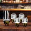 Baijiu Cup Household Creative Spirits Cup Transparent Glass One Mug Small Wine Glass One or Two Glasses Wine Dispenser