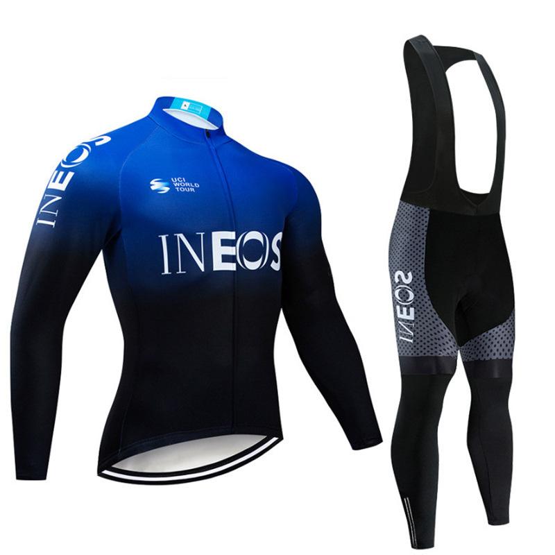 Cycling Suit Unisex Suit Spring and Autumn Long Sleeve Lightning Mountain Road Bike Top Shorts Available
