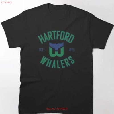 Hartford Whalers Ct Classic T Shirt Vintage Designer Clothes Unisex Slightly Stylish Graphic Fashion Breathable