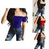 Elegant Women Summer Casual Off Shoulder Tank Top Vest Blouse For Effortless Style
