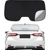 ZATOOTO Rear Windshield Sunshade For Toyota Camry 2018- Rear Windshield Sunshield Double Layer For Sunshade And Privacy Offer Great Visibility Sun
