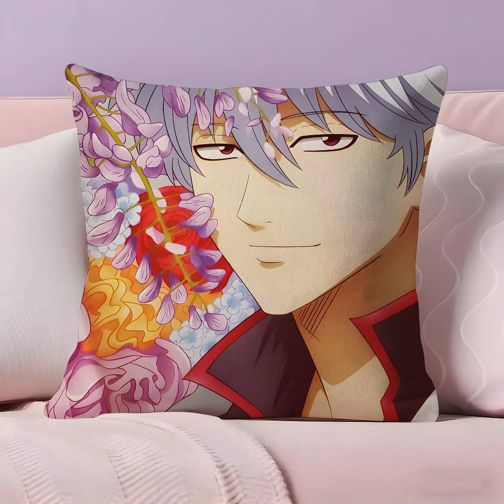 G-GINTAMA Anime Pillow Case  Ultra Soft Skin Friendly Fabric Cloud Like Comfort & Concealed Zipper
