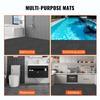 Modular Interlocking Cushion, 50 Pack 30 x 30 cm Splicing Drainage Mats, Soft PVC Interlocking Drainage Floor Tiles, Non-Slip Drainage Hole for