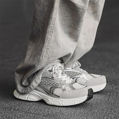New Men's Casual Sports Shoes Mesh Platform Men's Shoes Trendy Versatile Dad Shoes Men