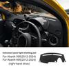Flanell-Armaturenbrettmatte für Abarth 595 695 (2012–2024) Fiat 500 (2012-2019) - Blendfreier Sonnenschutz Teppich für das Auto-Interieur