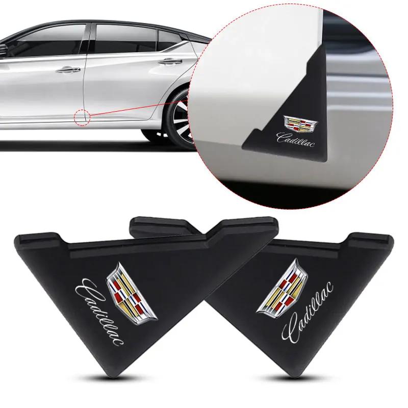 BFEOP1 2pcs Car Door Corner Anti-Collision Cover Sticker for Cadillac ATS BLS CT4 CT5 CT6 CTS ESCALADE EXT SLR SLS STS XLR XT4 XT5 XT6